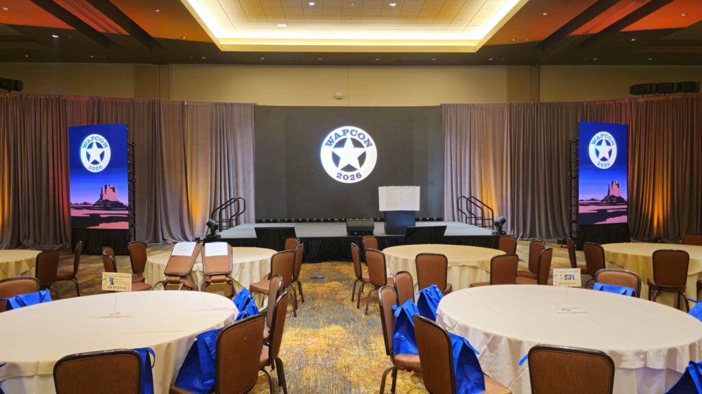 WAPcon 2026 Event LED wall
