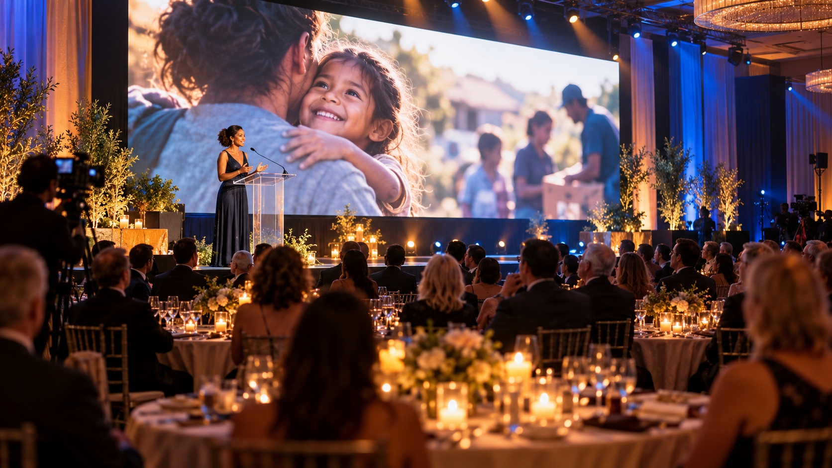 Fundraiser gala with Storytelling at its heart
